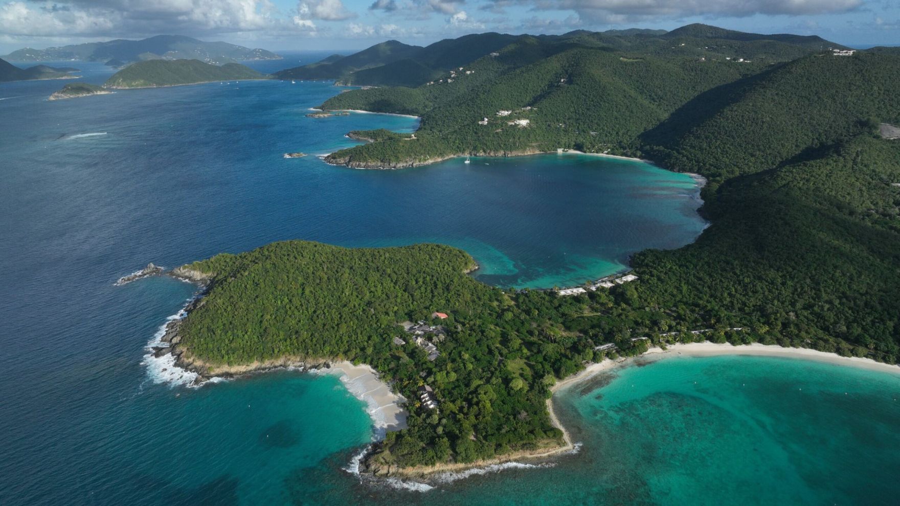 St. John the U.S. Virgin Islands arial view